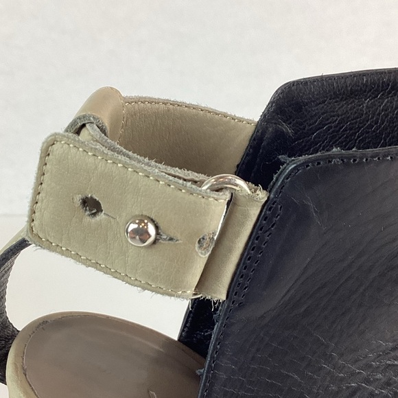 Vince Addison Peep Toe Black Leather Bootie | 8 - Picture 9 of 13